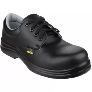 Image of Amblers Safety FS662 Unisex Safety Lace Up Shoes (4 UK) (Black) - Black