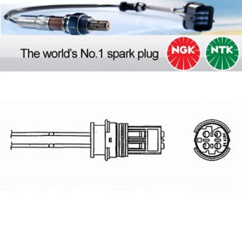 Image of NGK OZA457-EE12 / 97070 Lambda Sensor Zirconia Type Oxygen O2 Exhaust Probe