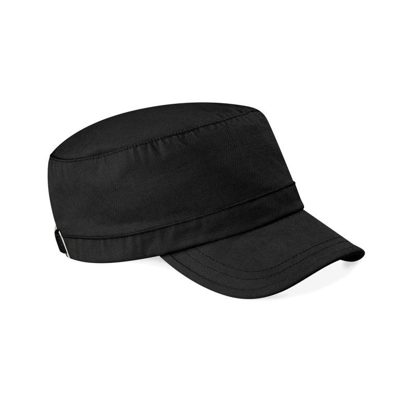 Image of Beechfield Beechfield Men Army Cap in Black One Size Male 5063377392678