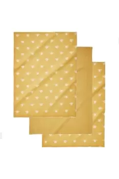 Image of 3 Pack Ditsy Animal Tea Towels