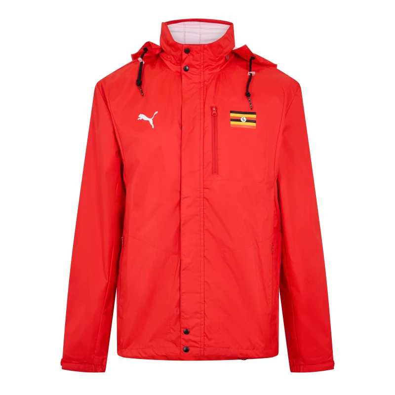 Image of Puma (5) Rain Jacket Mens Red male S