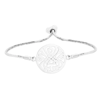 Image of Biba BIBA Logo Disk Bracelet - Silver