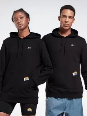 Image of Reebok Tech Style Pride Graphic Sweatshirt, Black, Size L, Men