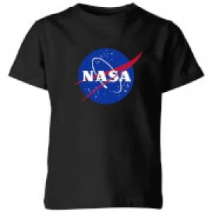 Image of NASA Logo Insignia Kids T-Shirt - Black - 3-4 Years