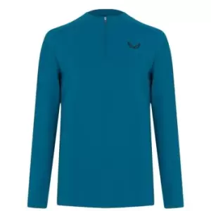 Image of CASTORE Half Zip Base Layer - Blue