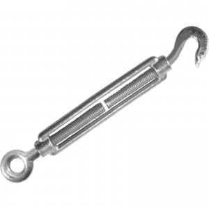 Image of Faithfull Galvanised Straining Screw Hook and Eye 6mm