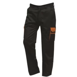 Image of Silverswift Two-tone Combat Trousers Black/Orange (R40")