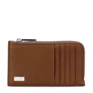 Image of Boss Crosstown Card Holder Mens - Brown