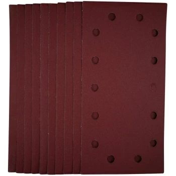 Image of 1/2 Sanding Sheets with Hook and Loop, 115 x 230mm, 240 Grit (Pack of 10) [55865] - Draper