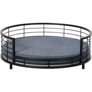 Image of Pawhut - Raised Dog Bed Modern Pet Sofa, for Small Dogs - Black