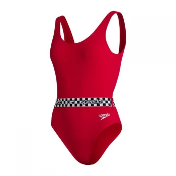 Image of Speedo Belt U Back Ladies - Fire Red