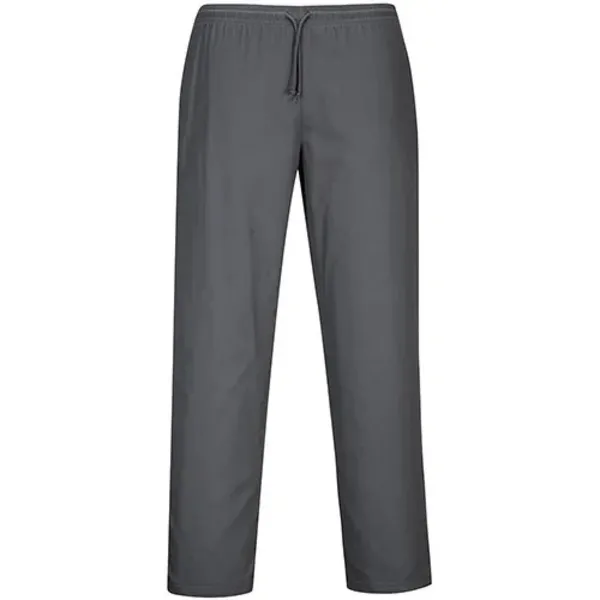 Image of Portwest C070 Drawstring Chef Trousers C070SGRXXXL Colour: Slate Grey