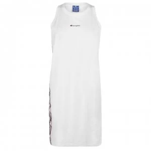Image of Champion Sleeveless Tape Dress - WHT WW001