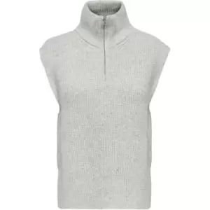 Image of Only High Neck Vest - Grey