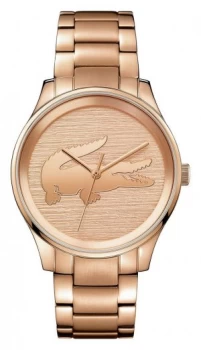 Image of Lacoste Ladies Victoria Rose Gold Plated Bracelet Watch
