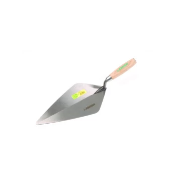 Image of Brick Trowel With 300mm Wooden Handle - Lasher