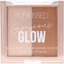 Image of Sunkissed Gorgeous Glow Palette 5g Highlighter + 5g Bronzer