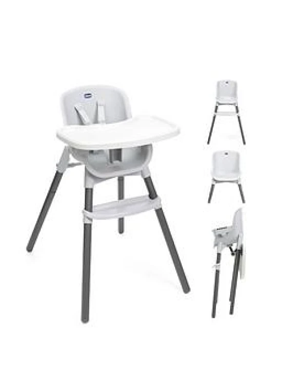 Image of Chicco Chicco Zest Highchair Moon Grey Booster Seats Medium Grey 41146302390