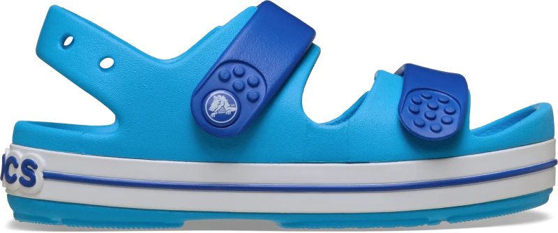 Image of Crocs Kids Toddler Crocband  Cruiser Sandals Venetian/Blue Bolt C8