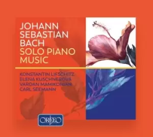 Image of Johan Sebastian Bach Solo Piano Music by Johann Sebastian Bach CD Album