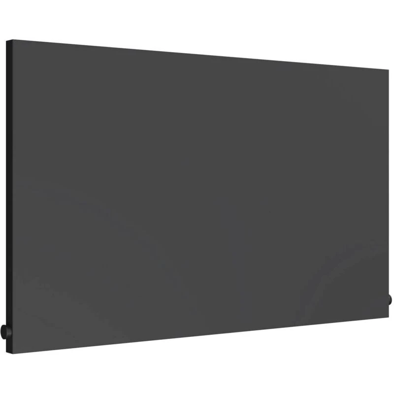 Image of Reina Reina Slimline Anthracite Horizontal Flat Panel Radiator - 600 x 1000mm Anthracite 100 x 1.3 x 60cm RND-SLN06010A