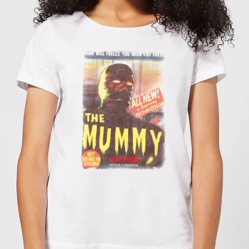 Image of Hammer Horror The Mummy Womens T-Shirt - White - XL