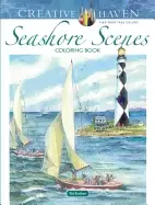 Image of creative haven seashore scenes coloring book