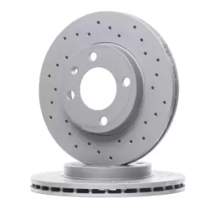 Image of ZIMMERMANN Brake disc VW,AUDI,SEAT 600.1594.52 Brake rotor,Brake discs,Brake rotors