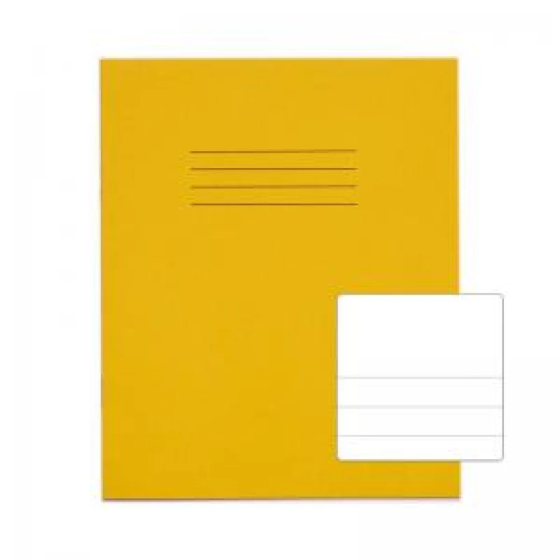 Image of Rhino 200 x 165mm Exercise Book 48 Page Yellow TB/F15 (10 Pack) PVEX342-532-0