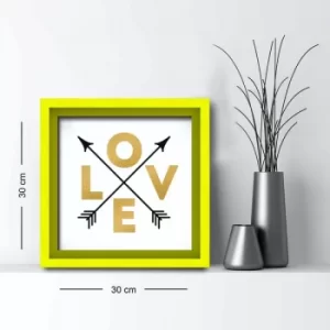 Image of 3030AHS-0102s Multicolor Decorative Framed MDF Painting