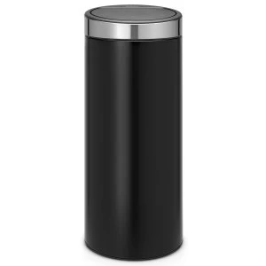 Image of Brabantia Touch Bin New 30 Litre Matt Black (FPP Lid)