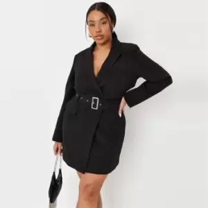 Image of Missguided Coord Ls Fitted Animal Print Top - Black