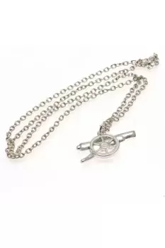 Image of Silver Plated Cannon Pendant And Chain