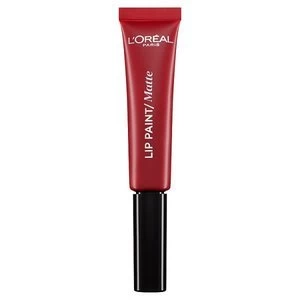 Image of LOreal Infallible Lip Paint 205 Apocalypse Red