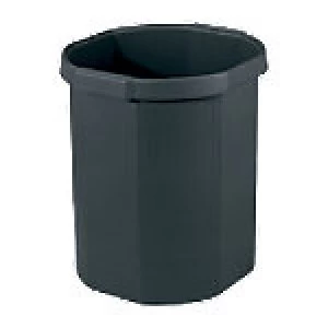 Image of Exacompta Waste Bin Forever 18 L Plastic Black 31.2 x 31.2 x 32.4 cm