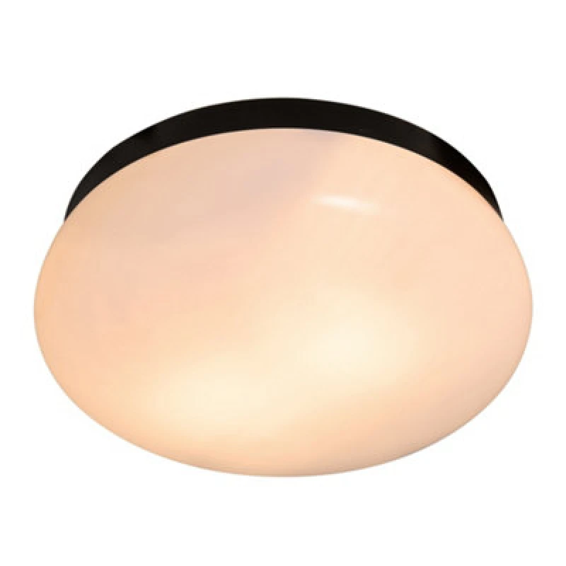 Image of Nordlux Foam Plastic Ceiling Light Bathroom Safe Black,mains