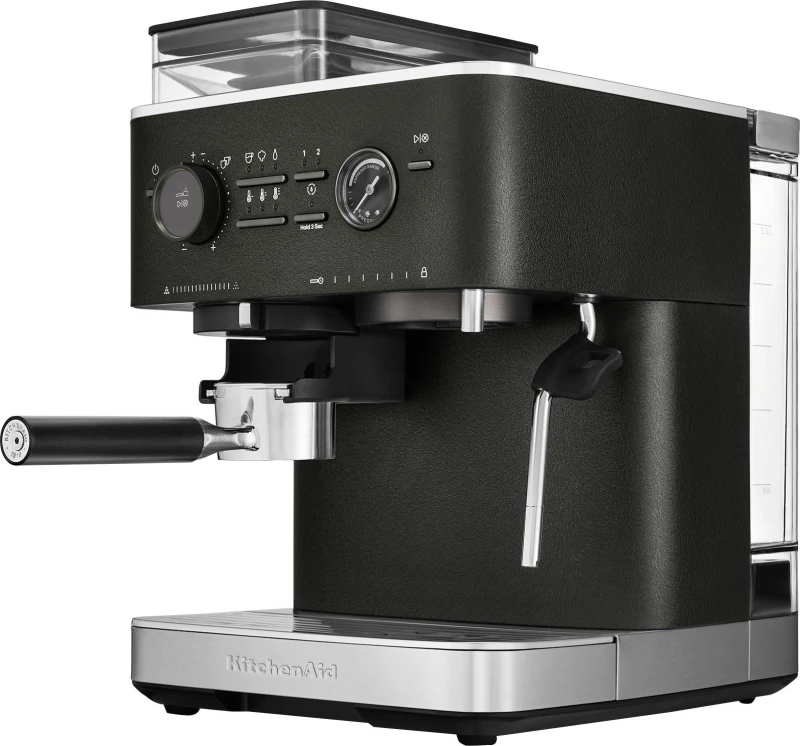 Image of KitchenAid Espresso Coffee Machine - Cast Iron Black - 5KES6551BBK