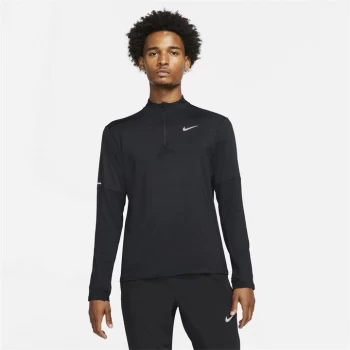 Image of Nike Element 3.0 Mens half -Zip Running Top - Black