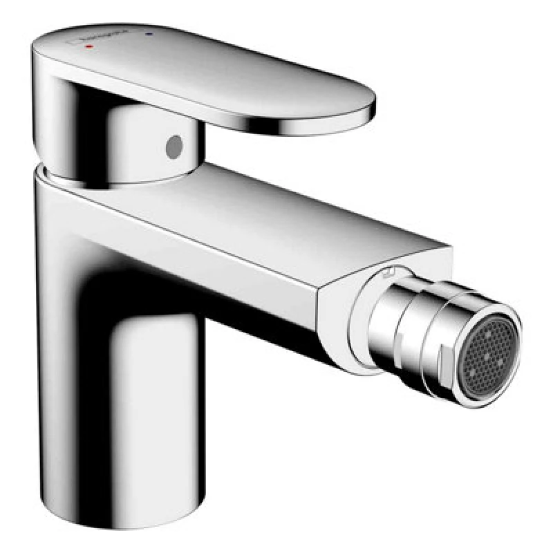 Image of Hansgrohe Vernis Blend Bathroom Bidet Mixer Tap Chrome EcoSmart Curved Modern - Chrome - Hansgrohe HANGS231