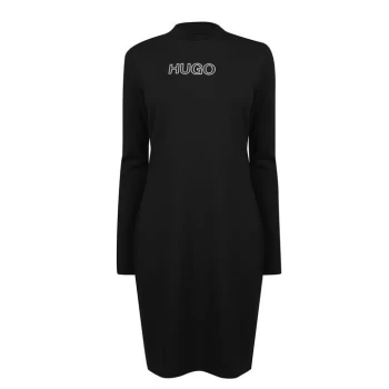 Image of Hugo Dassy Dress - Black