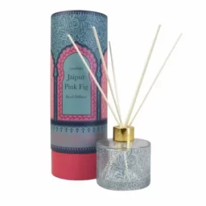 Image of Jaipur Pink Fig Reed Diffuser in Gift Box Pear and Fig Scent 150ml