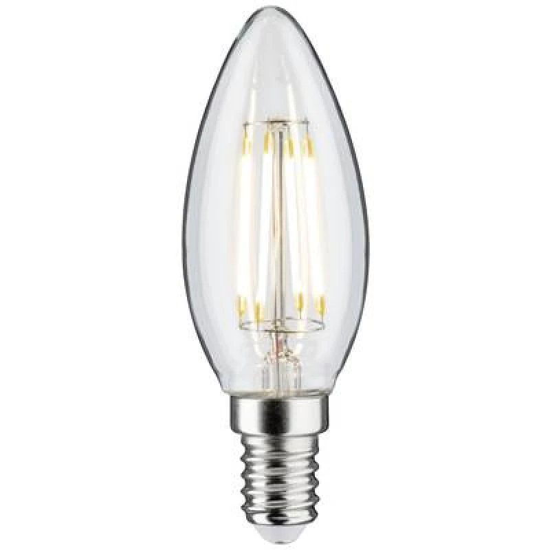 Image of Paulmann Paulmann 28684 LED (monochrome) EEC F (A - G) E14 4.8 W Warm white (Ø x H) 35mm x 98mm  28684