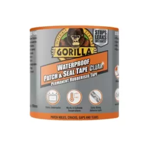 Image of Gorilla Glue Gorilla Waterproof Patch & Seal Tape 100mm x 2.4m Clear