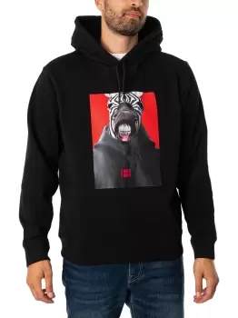 Image of Debras Graphic Pullover Hoodie
