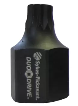 Image of Sykes-Pickavant 03661200 Duo Drive Spline Socket M12 X40 Impact Quality 12 Pt