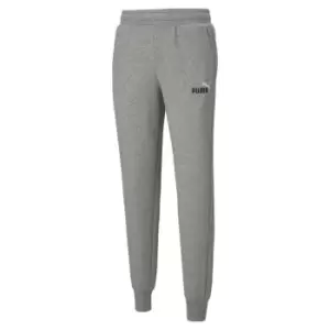 Image of Puma Essential Embroidered Logo Jogging Bottoms Mens - Grey