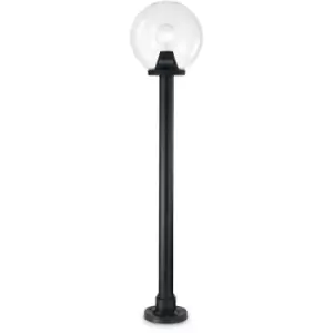 Image of Ideal Lux Classic - 1 Light Outdoor Bollard Light Trasparent IP44, E27