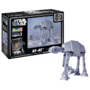 Image of Revell Gift Set - AT-AT (The Empire Strikes Back 40th Anniversary) Model (Scale 1:53)