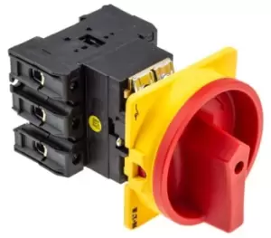 Image of Eaton 3 Pole Rear Panel Non Fused Isolator Switch - 100A Maximum Current, 50kW Power Rating, IP65