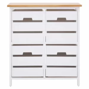 Image of Premier Housewares Newport 4 Drawer Chest, white